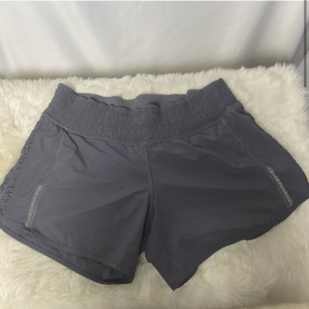 Gray lululemon shorts